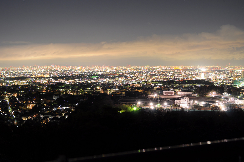 初夜景
