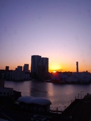 夕景（旅の終わり）