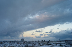 雪雲　新潟県庁方向　L9991526
