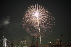 お台場冬の花火