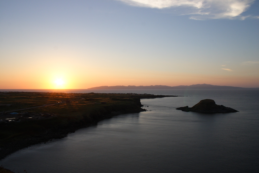 利尻島 夕日ヶ丘展望台より