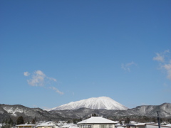 快晴の岩手山