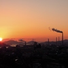 ２月の夕暮れ
