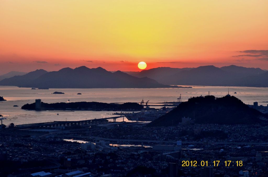 誕生日の夕焼け