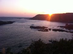 夕暮れ