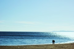 海とカップル