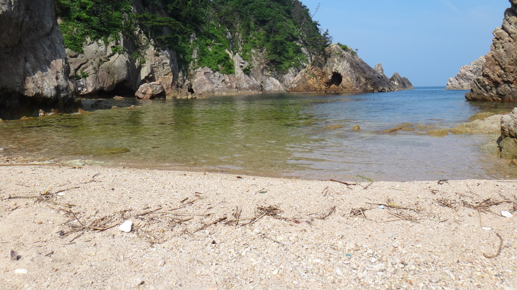 夏の城原海岸３【山陰ジオパーク】