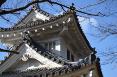 冬の龍野城隅櫓