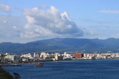 立待岬にて