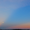 夕陽と青空