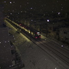 雪と電車