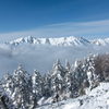 雪の笠ヶ岳