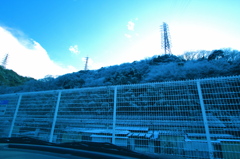 久々の雪景色(神戸)