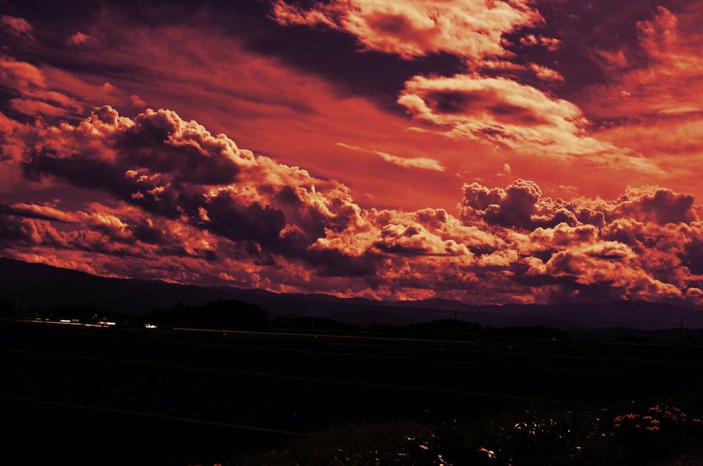 架空夕日