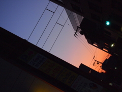 隙間の朝.