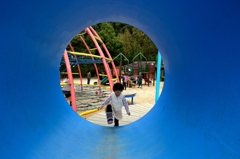 Smile face in circle #1