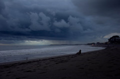 waiting rain to fall