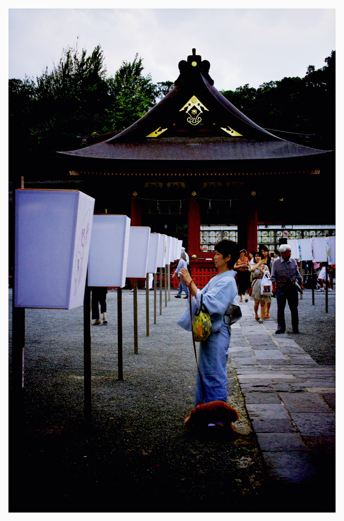 鎌倉夏だよりⅡ（ぼんぼり祭り）