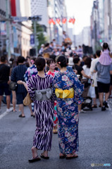 ゆかたで銀ぶら