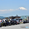 駐車場から楽しむ富士山