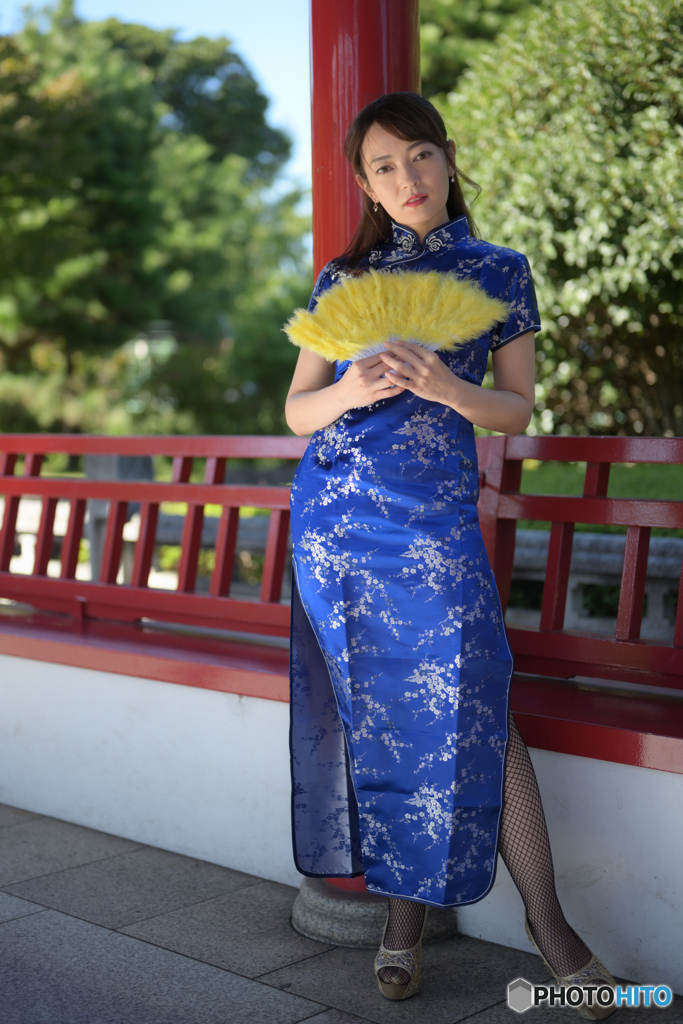 中国庭園のべっぴんさん７