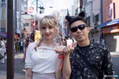 化け猫カップル