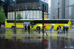 雨の銀座