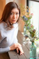 窓辺にて2