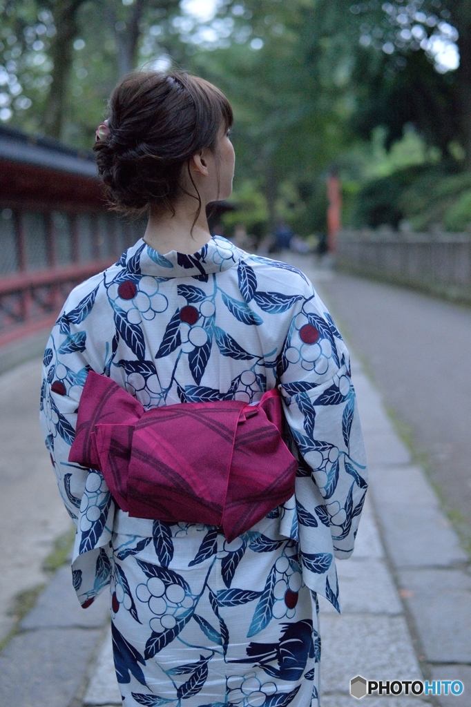 おくれ毛が・・・