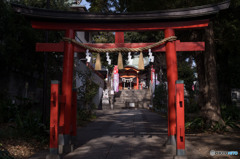 静寂に包まれた境内