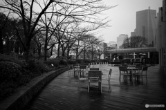 雨のミッドタウン