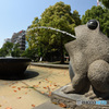 カエルの噴水広場