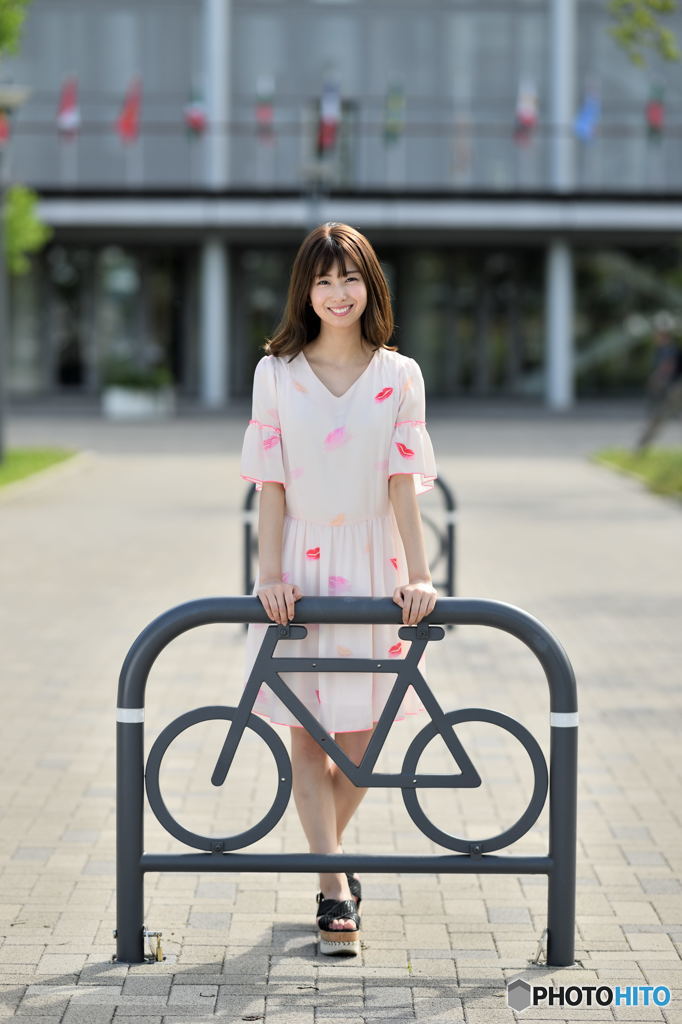 自転車に乗って～♪