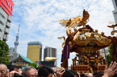 吾妻橋の交差点