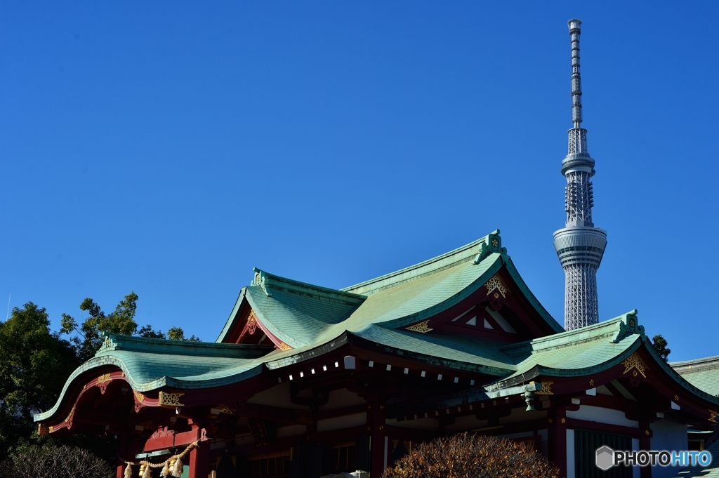 晴天の天神様