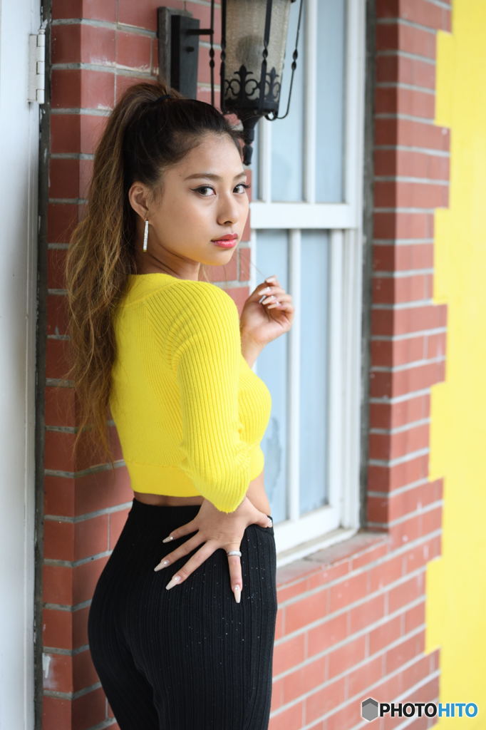 黄色いポニーテール３