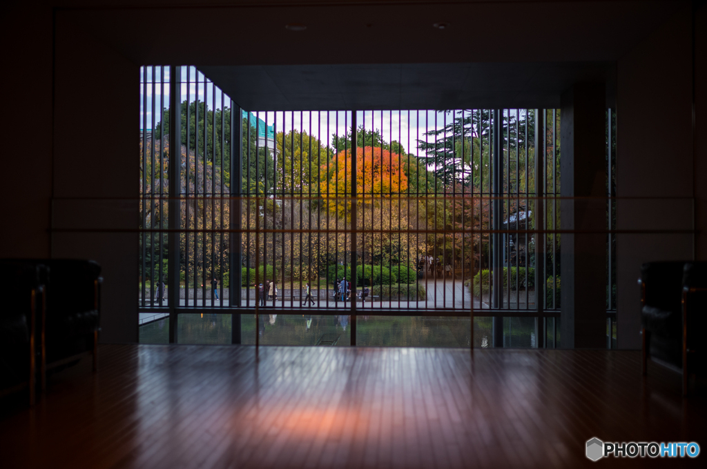 法隆寺宝物館からの眺め