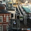 国際フォーラムから東京駅を臨む