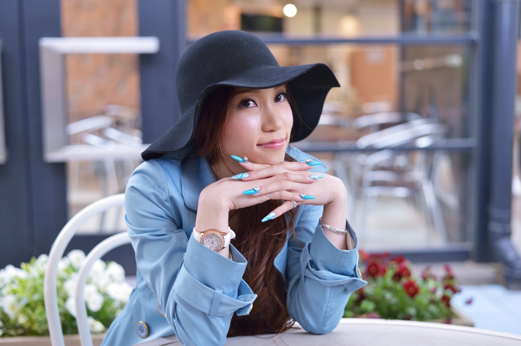 カフェで休憩