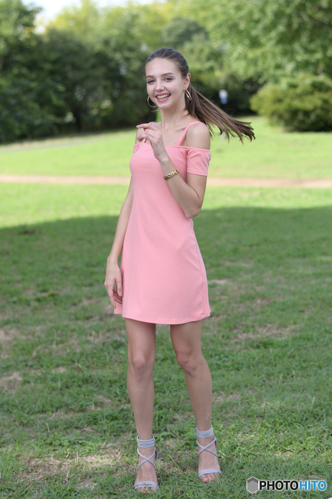 テールを振って