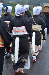 狐の行列