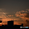 西の空