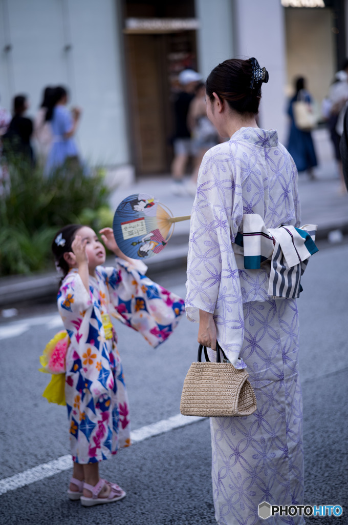 ゆかたで銀ぶら3