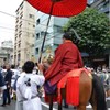 霧雨の中を行く
