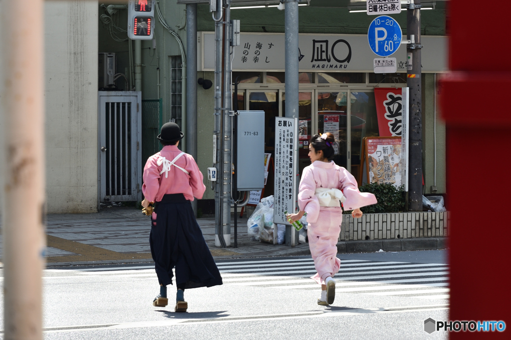 赤が点滅