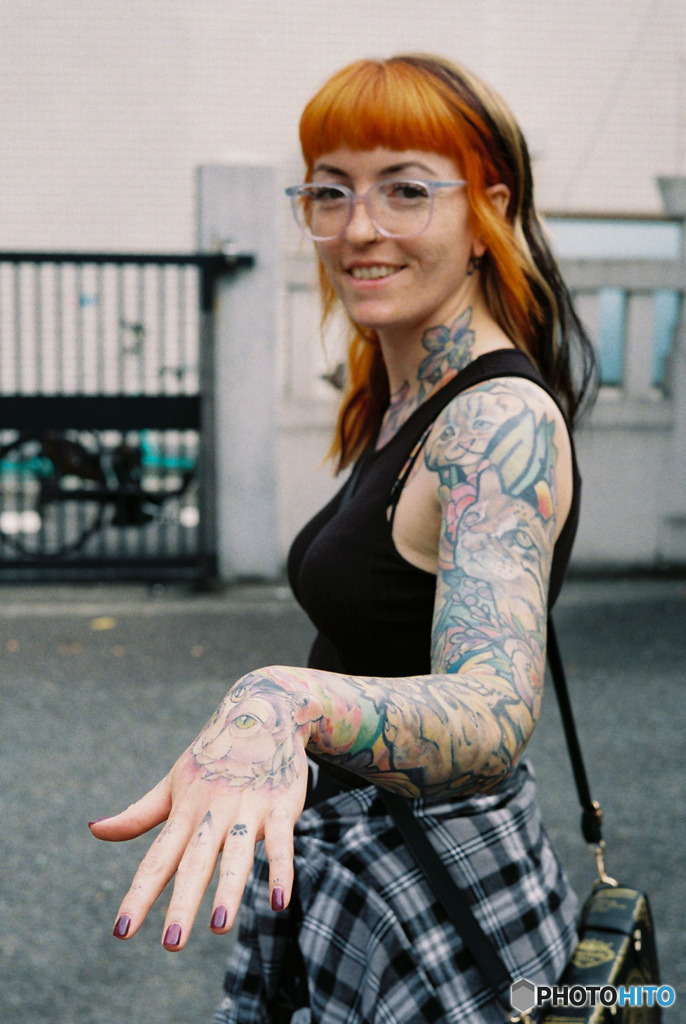 飼い猫のタトゥー