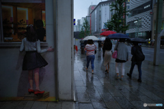 雨の銀座3