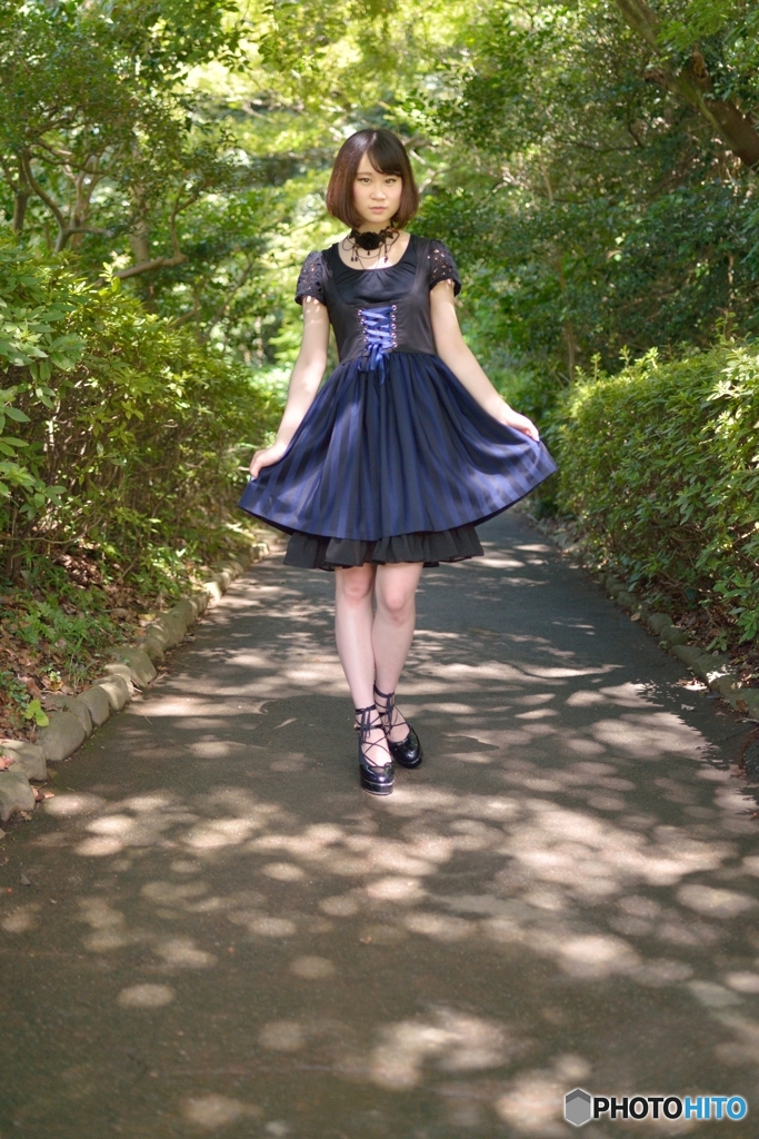 木漏れ日を浴びて