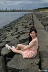 東京湾を望む２