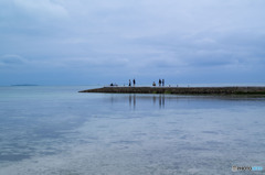 空と海と
